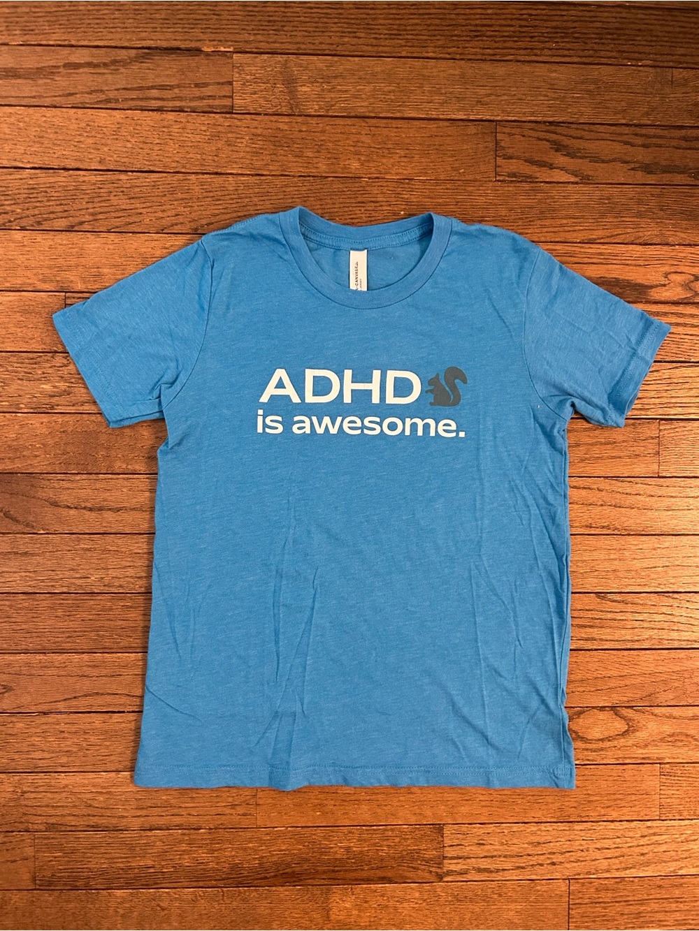 Kids 'ADHD is awesome.' Blue Graphic Tee